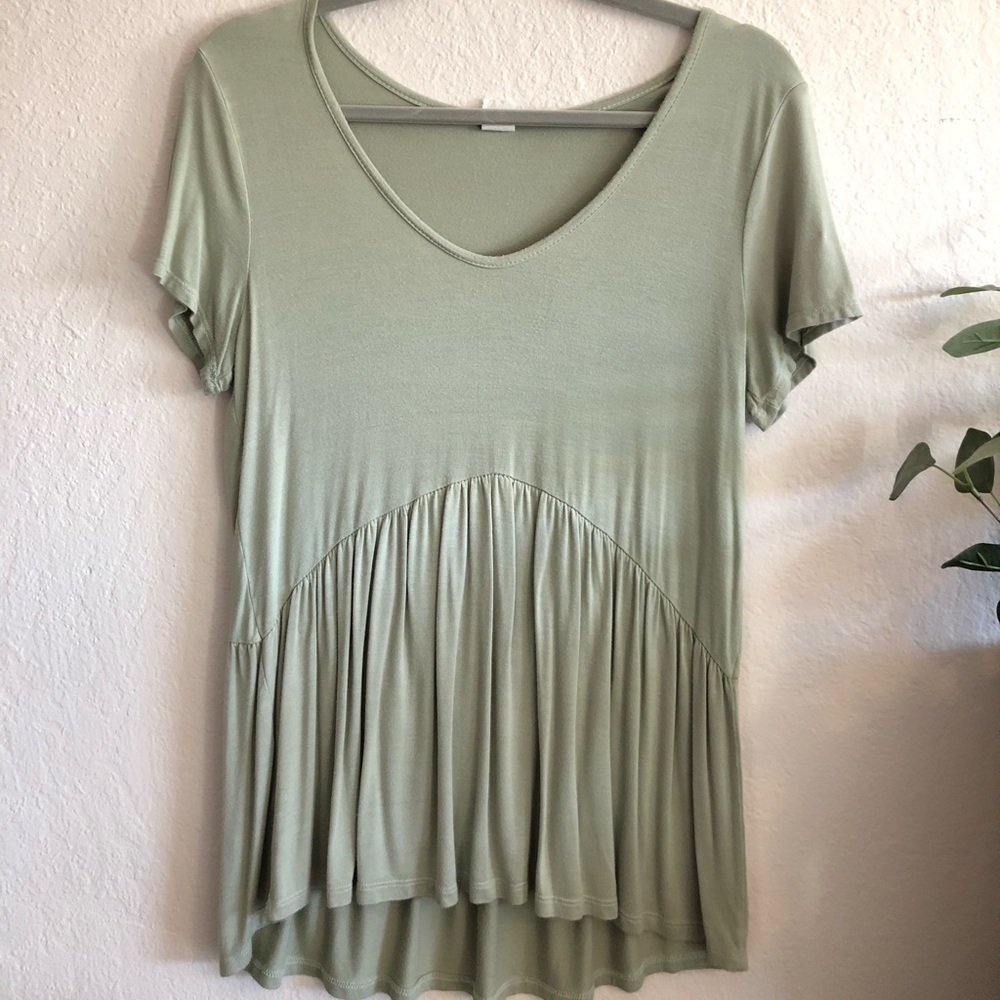 Peplum Jersey Top